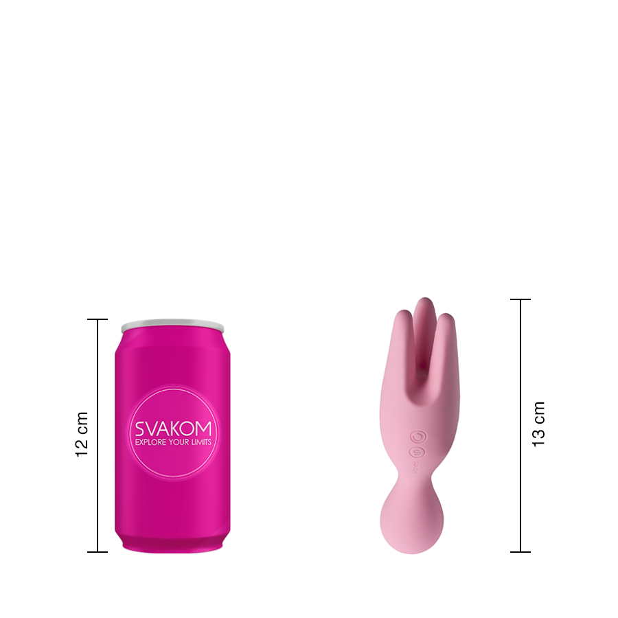 Estimulador Clitorial y Punto G Nymph Rosa By Svakom